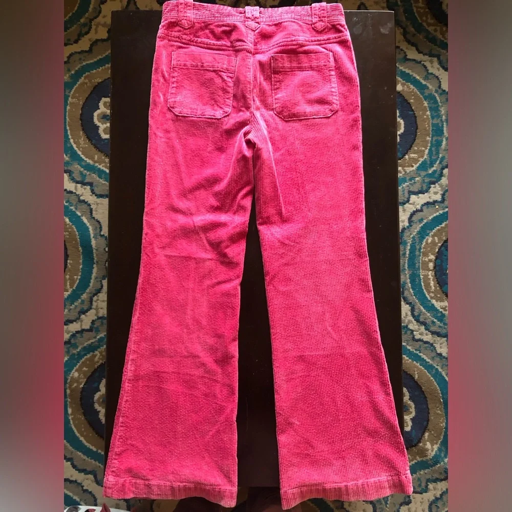 FREE PEOPLE wide wale Pink Corduroys sz 28 FP - Picture 4 of 6